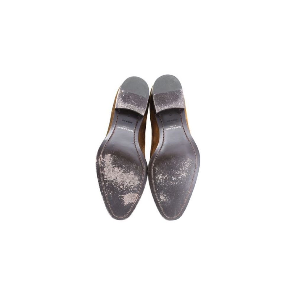 Saint Laurent Wyatt Chelsea Boots in Brown Suede - Picture 5 of 8